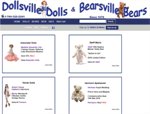 Tablet Screenshot of dollsville.com